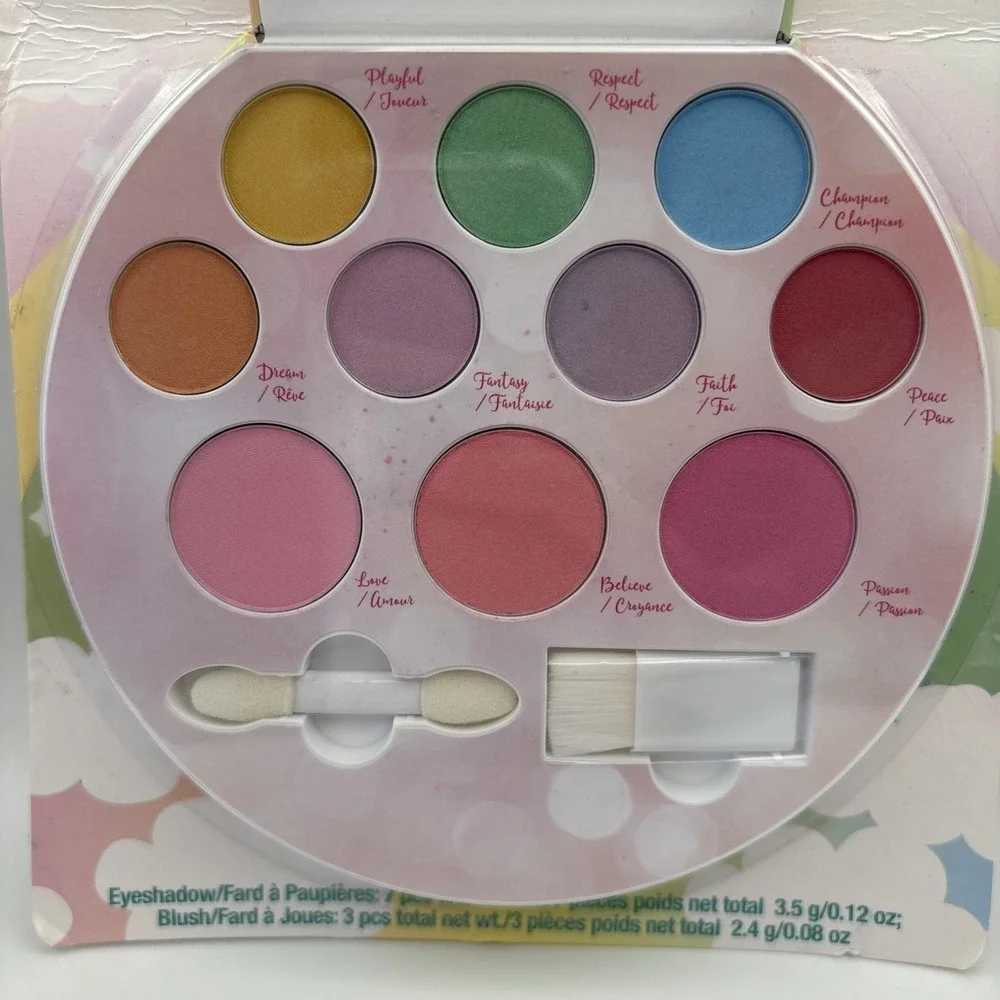 Smackers Sparkle & Shine Unicorn Color Palette, 7 Eyeshadow 3 Blush Makeup NEW